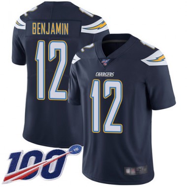 Los Angeles Chargers NFL Football Travis Benjamin Navy Blue Jersey Youth Limited 12 Home 100th Season Vapor Untouchable